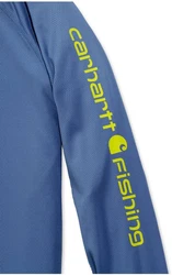 Carhartt Force Angler Graphic Hoodie blau/inf. blue heather (103572)