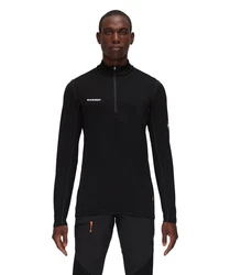 Mammut Longsleeve Rollkragenpullover Aenergy ML Half Zip Pull Men Schwarz/Bordeaux/Dunkelrot/Rot