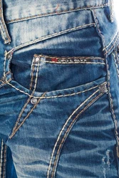 Cipo & Baxx Regular-fit Jeans Herren Hose Blau/Hellblau
