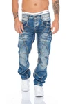 Cipo & Baxx Regular-fit Jeans Herren Hose Blau/Hellblau