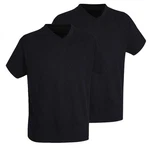 GTZBURG T-Shirt V-Neck Dunkelblau/Schwarz