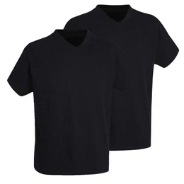 GTZBURG T-Shirt (2-tlg) mit V-Ausschnitt, Premium-Qualitt im 2er Pack