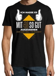 Youth Designz T-Shirt mit lustigem Spruch Frontprint Grau/Schwarz/Gelb/Dunkelgrün/Braun