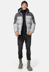 Indicode Winterjacke Danix Hellgrau/Grau