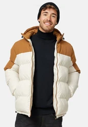 Indicode Winterjacke Danix Beige/Braun/Weiß/Creme