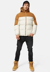 Indicode Winterjacke Danix Beige/Braun/Weiß/Creme