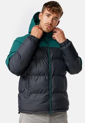 Indicode Winterjacke Danix Grün/Dunkelgrün