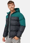 Indicode Winterjacke Danix Grün/Dunkelgrün