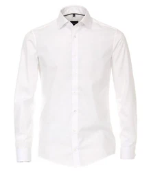 VENTI Businesshemd uni Weiß/Creme