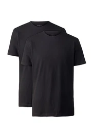 Rundhalsshirt T-Shirt Doppelpack - Modern Fit - Rundhals Ideal zum Unterziehen