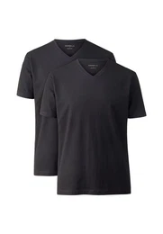 V-Shirt T-Shirt - Doppelpack - V-Ausschnitt (2-tlg)