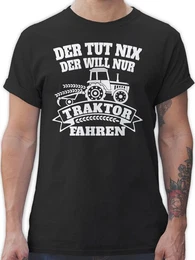 T-Shirt Der tut nix der will nur Traktor fahren Traktor