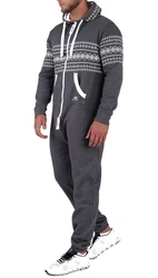 Finchman Jumpsuit Overall FM117 Hellgrau/Dunkelgrau/Grau