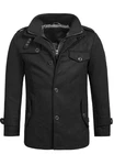 Indicode Herren Kurzmantel mit Stehkragen Brandon Black