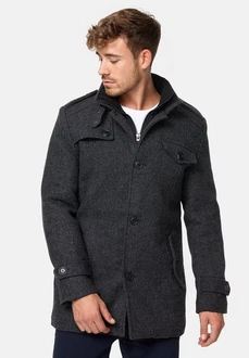 Indicode Herren Kurzmantel mit Stehkragen Brandon 