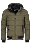 Indicode Herren Steppjacke Bacon Dunkelgrün/Khaki