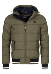 Indicode Herren Steppjacke Bacon Dunkelgrün/Khaki