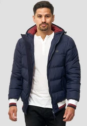 Indicode Herren Steppjacke Bacon Navy