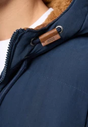 Indicode Herren Adeline Winterjacke Dunkelblau/Hellblau