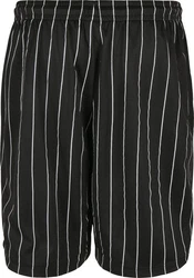 Starter Black Label Shorts Pinstripe Shorts (1-tlg) Schwarz/Creme