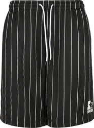 Starter Black Label Shorts Pinstripe Shorts (1-tlg) Schwarz/Creme