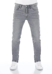 Riverso Herren Jeans Hose RIVChris Straight Fit Jeanshose Grau/Hellgrau