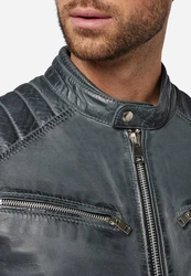 RICANO Lederjacke Cooper Dunkelgrün