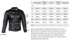 RICANO Lederjacke Cooper Schwarz/Grau/Rot