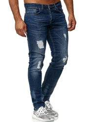 Tazzio Herren Jeans Slim Fit Destroyed Look 16525 16525