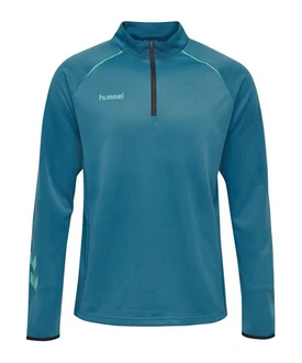 hummel Sweatshirt hmlAUTHENTIC Pro HalfZip Türkis/Gelb/Hellblau/Blau