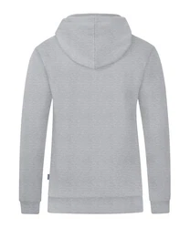 Jako Sweatjacke Organic Kapuzenjacke Grau/Hellgrau