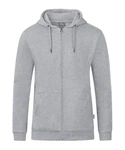 Jako Sweatjacke Organic Kapuzenjacke Grau/Hellgrau