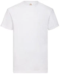 Fruit of the Loom Rundhalsshirt Valueweight T-Shirt Weiß/Grau/Creme