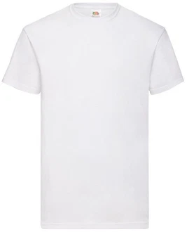 Fruit of the Loom Rundhalsshirt Valueweight T-Shirt Weiß/Grau/Creme Fruit of the Loom Rundhalsshirt Valueweight T-Shirt Weiß/Grau/Creme