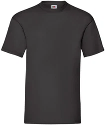 Fruit of the Loom Rundhalsshirt Valueweight T-Shirt Dunkelgrau/Grau/Schwarz