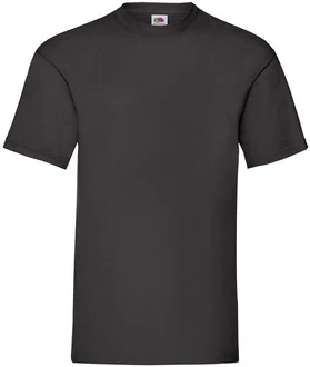 Fruit of the Loom Rundhalsshirt Valueweight T-Shirt Dunkelgrau/Grau/Schwarz