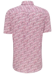 FYNCH-HATTON Kurzarmhemd Rosa/Rot