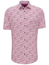 FYNCH-HATTON Kurzarmhemd Rosa/Rot