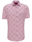 FYNCH-HATTON Kurzarmhemd Rosa/Rot