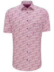 FYNCH-HATTON Kurzarmhemd Rosa/Rot