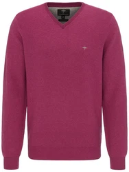 FYNCH-HATTON Strickpullover Rosa/Dunkelrot/Lila