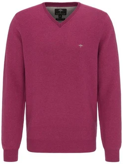 FYNCH-HATTON Strickpullover Rosa/Dunkelrot/Lila FYNCH-HATTON Strickpullover Rosa/Dunkelrot/Lila