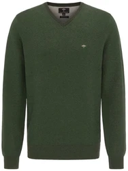 FYNCH-HATTON Strickpullover Dunkelgrün/Grün