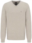 FYNCH-HATTON Strickpullover Khaki/Grau/Braun/Beige