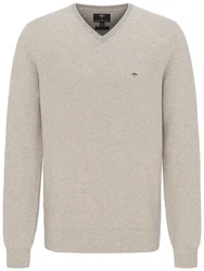 FYNCH-HATTON Strickpullover Khaki/Grau/Braun/Beige