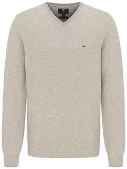 FYNCH-HATTON Strickpullover Khaki/Grau/Braun/Beige FYNCH-HATTON Strickpullover Khaki/Grau/Braun/Beige
