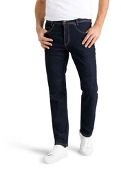MAC 5-Pocket Jeans ARNE Dunkelblau/Lila