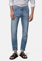Pierre Cardin 5-Pocket Jeans Lyon Tapered Fit Blau/Hellblau