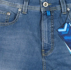 Pierre Cardin 5-Pocket Jeans Lyon Tapered Fit Blau/Hellblau