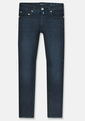Pierre Cardin 5-Pocket Jeans Lyon Tapered Fit Dunkelblau/Hellblau